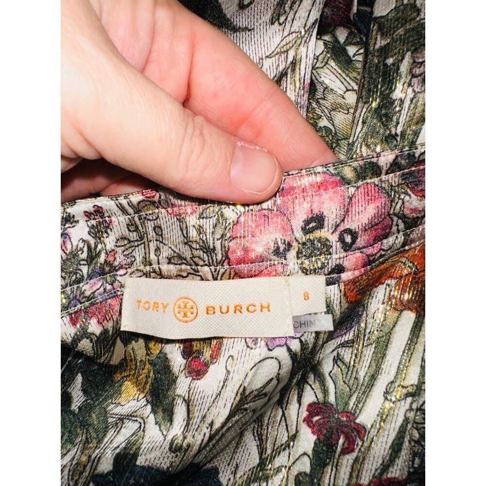 Tory Burch Floral Print Tunic - Multicolor - Picture 8 of 9